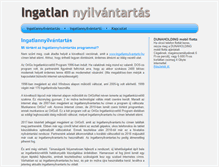 Tablet Screenshot of ingatlannyilvantartas.hu